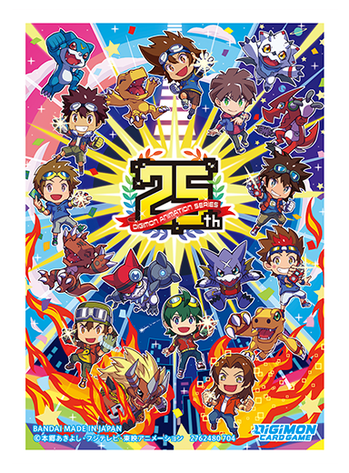 digimon 25th anniversary cards Card Game: Official Sleeves – Anniversary: Digimon Animat – TAK Games Pty Ltd Options:PLAYMAT F Gem pack vol. 4 Disney Lorcana Starter Deck