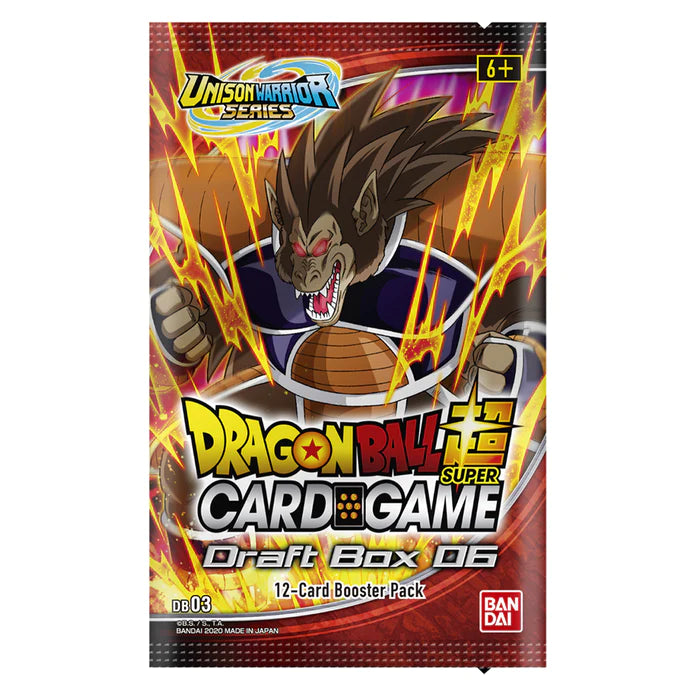 DRAGON BALL SUPER CARD GAME - Draft Box 06 TAK Games Pty Ltd DRAGON BALL SUPER CARD GAME - Draft Box 06 TAK Games Pty Ltd
