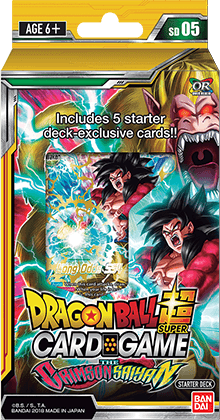 Dragon Ball Super Card Game - The Crimson Saiyan Starter Deck SD05
